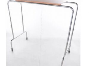 MESA PUENTE TUBULAR CROMADA
