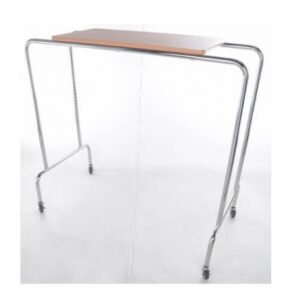 MESA PUENTE TUBULAR CROMADA
