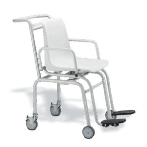 BASCULA DIGITAL SILLA CON RUEDAS PIERNERA DE PLASTICO 200kg Div 100g TARA AUTO-HOLD. SECA 952
