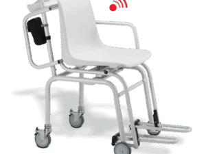 BASCULA DIGITAL SILLA 360 CON RUEDAS PIERNERAS 300kg SECA 954