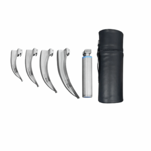 ESTUCHE DE LARINGOSCOPIO MCINTOSH 4 HOJAS LUZ ESTANDAR (1,2,3,4) H.P. H2-690