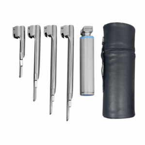 ESTUCHE DE LARINGOSCOPIO MILLER 4 HOJAS LUZ ESTANDAR (1,2,3,4) H.P. H2-691