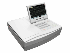 ELECTROCARDIOGRAFO CON INTERPRETACIÓN TRISMED 812AR CON PANTALLA MOVIL Y TOUCH CARDIPIA812AR
