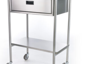 MESA PASTEUR TUBULAR INOX 304 CON CAJON