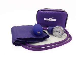 ESFIGMOMANOMETRO ANEROIDE MEDSTAR FULL MORADO SLI-HS-20A-F MORADO