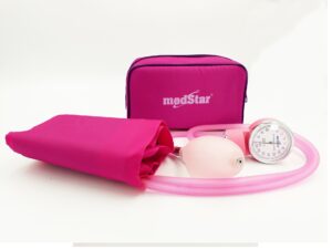 ESFIGMOMANOMETRO ANEROIDE MEDSTAR FULL ROSASLI-HS-20A-F ROSA