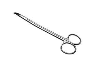 TIJERA SATINSKY 21 CM. CURVA H.P. 7-72-7