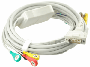 Cable ECG 10 puntas para electro R3 AHA banana MI040-001642-00