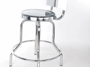 BANCO TUBULAR CROMADO CON RESPALDO – BNTCRES