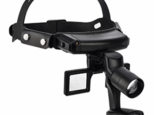 LÁMPARA FRONTAL QUIRÚRGICA RECARGABLE LED AJUSTABLE CON LUPA L202-8A