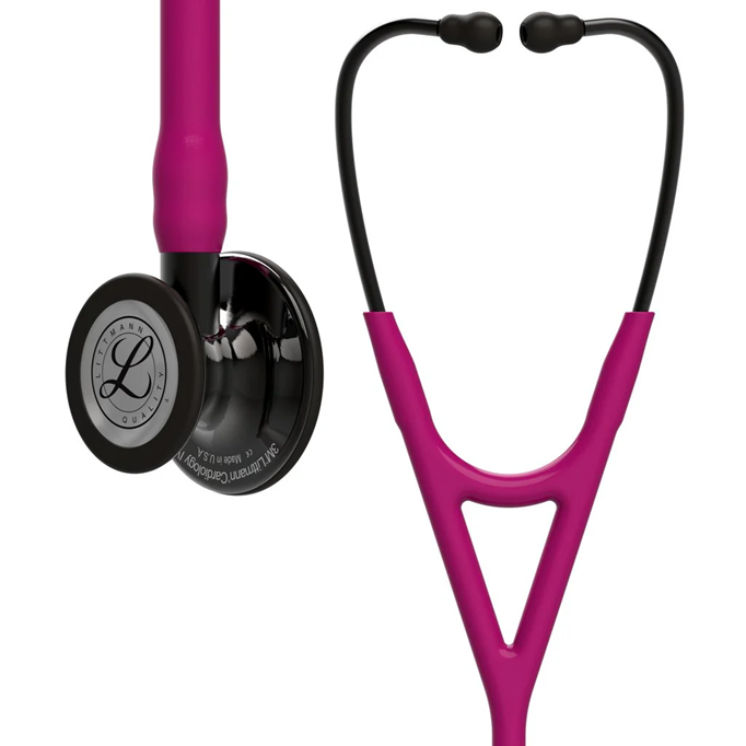 ESTETOSCOPIO LITTMANN CARDIOLOGY IV RASPBERRY SMOKE RI6178 (1)
