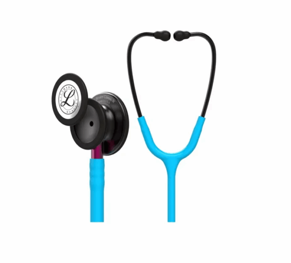 ESTETOSCOPIO LITTMANN CLASSIC III ADULTO TURQUESA SMOKE RI5872 (1)