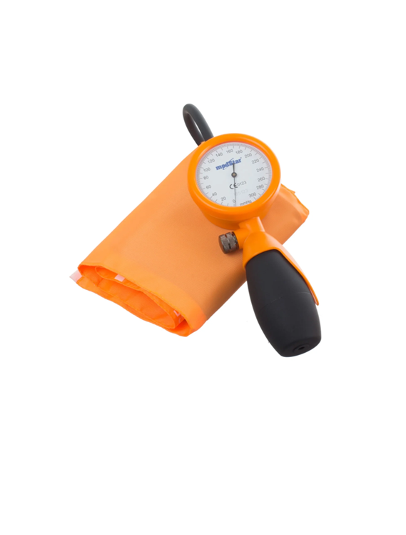 ESFIGMOMANOMETRO ANEROIDE MEDSTAR PLATINUM NARANJA SLI-HS-201U