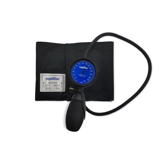 ESFIGMOMANOMETRO ANEROIDE MEDSTAR PLATINUM NEGRO SLI-HS-201U