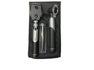 ESTUCHE DE OFTALMOSCOPIOS OTOSCOPIO MEDSTAR, NEGRO SWZ-34.09.049-N