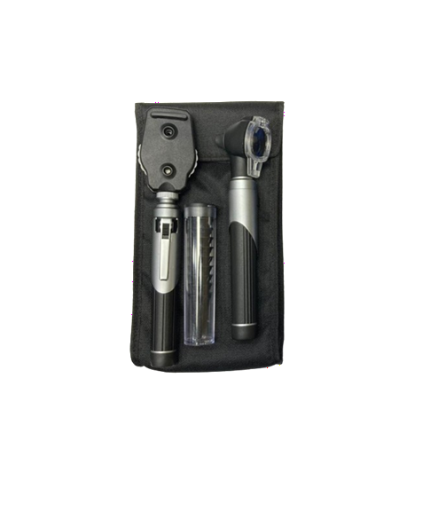 ESTUCHE DE OFTALMOSCOPIOS OTOSCOPIO MEDSTAR, NEGRO SWZ-34.09.049-N
