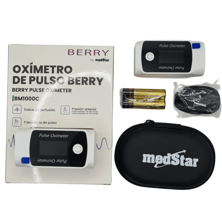 OXIMETRO DE PULSO BERRY CON MEDICION DE PRESION ARTERIAL SBT-BM1000C (!)
