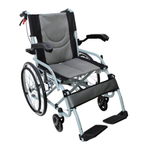 SILLA DE RUEDAS DE ACERO, RESPALDO, PLEGABLE SPEEDY SP7063