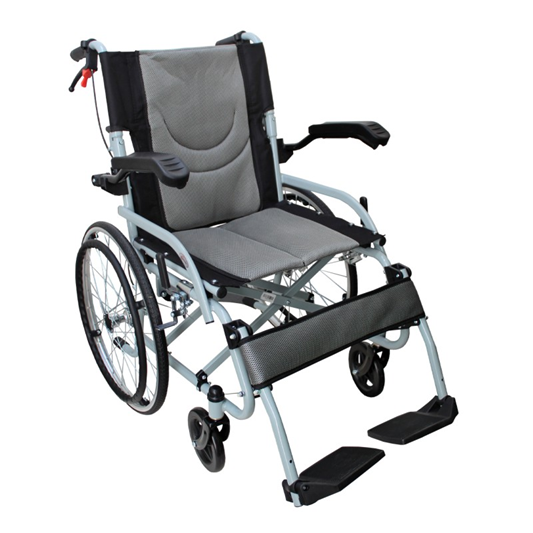 SILLA DE RUEDAS DE ACERO, RESPALDO, PLEGABLE SPEEDY SP7063
