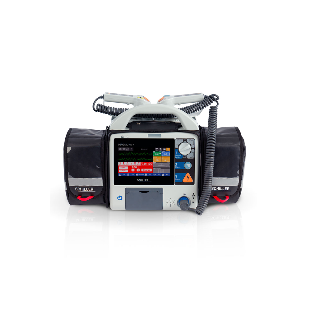 DESFIBRILADOR SCHILLER HD-7 AED CON MARCAPASOS, SPO2 Y PANI SHDGHD7MSN (2)
