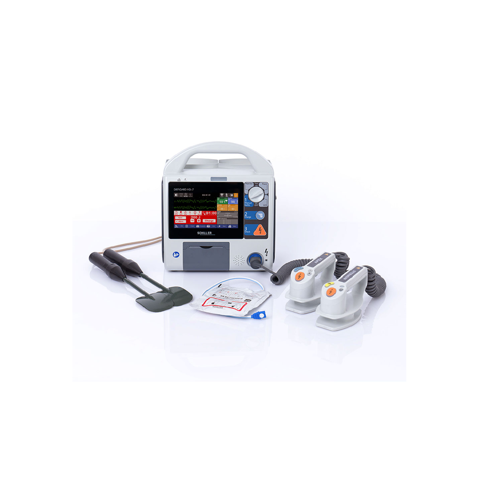 DESFIBRILADOR SCHILLER HD-7 AED CON MARCAPASOS, SPO2 Y PANI SHDGHD7MSN
