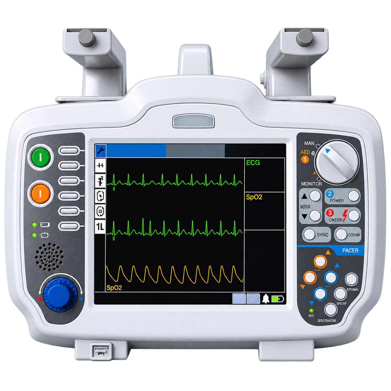 DESFIBRILADOR BIFÁSICO MANUAL CON MARCAPASOS CONTEC DM-7000