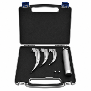 ESTUCHE DE LARINGOSCOPIO HEMCO MACMER CON 3 HOJAS MACINTOSH