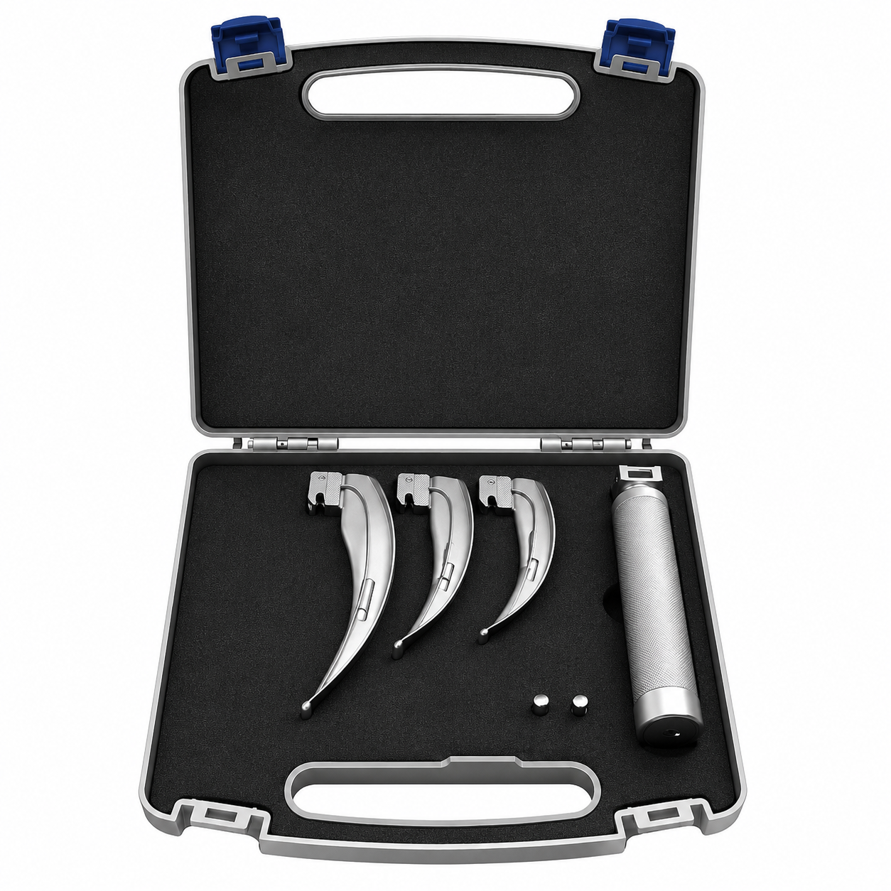 ESTUCHE DE LARINGOSCOPIO HEMCO MACMER CON 3 HOJAS MACINTOSH